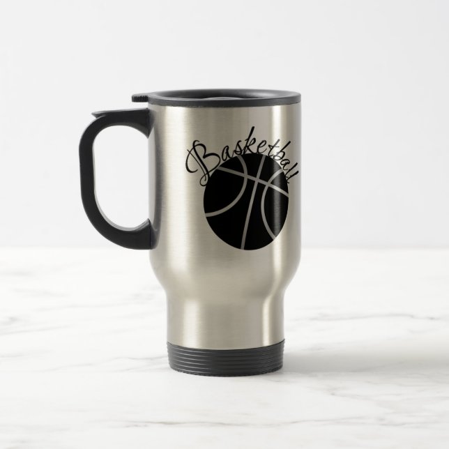 Basketball Travel Mug (Left)
