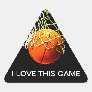 Basketball Triangle Sticker