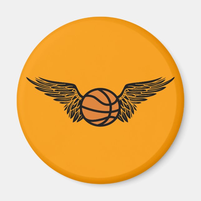 basketball. tribal. magnet (Front)