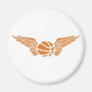 basketball. tribal. magnet