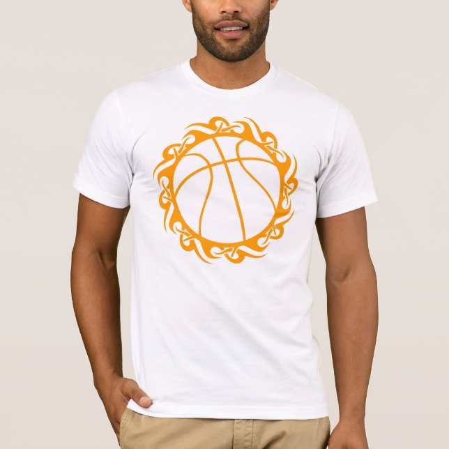 basketball. tribal. T-Shirt (Front)