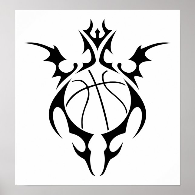 basketball : tribalz poster (Front)