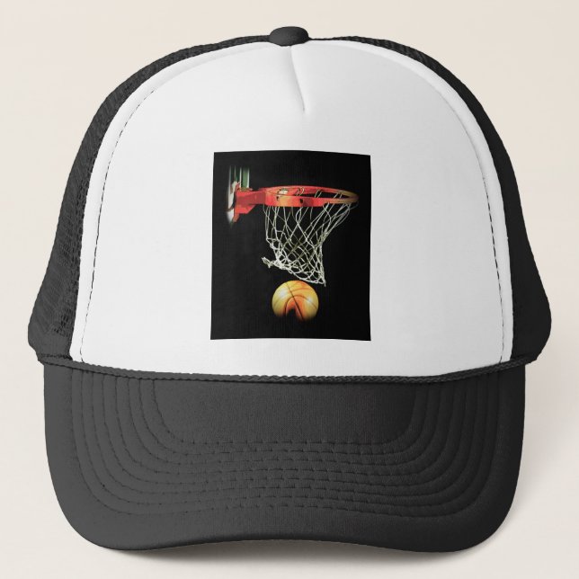 Basketball Trucker Hat (Front)