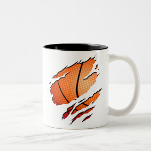 Basketball Two-Tone Coffee Mug