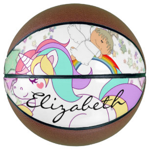 Basketball Unicorn Angel Stars