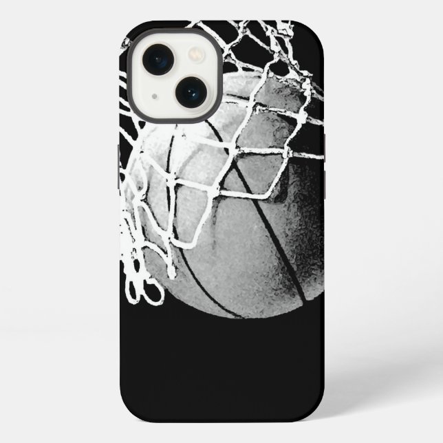 Basketball Unique Quality Resistant iPhone Case (Back)