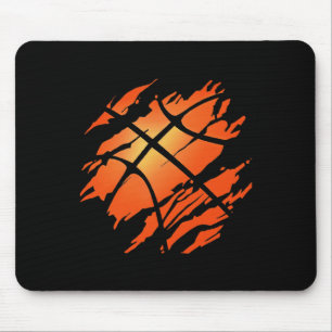 Basketball Usa American Flag Sports Lover Athlete Mouse Mat