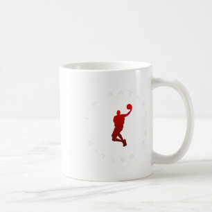 Basketball Usa Support Team American Flag Sports Coffee Mug