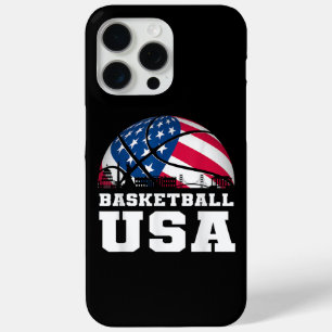Basketball USA Support the Team Tshirt USA Flag Dr iPhone 15 Pro Max Case