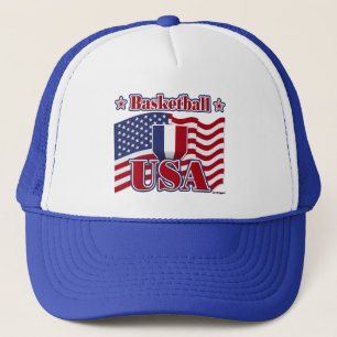 Basketball USA Trucker Hat