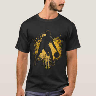 Basketball Vintage Basketball Player Coach Sports  T-Shirt