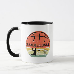 Basketball vintage player slam dunk mug