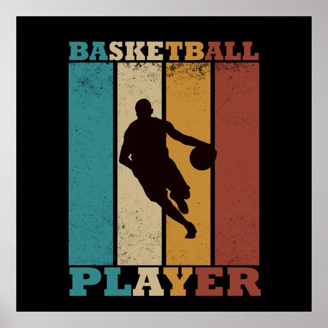 basketball vintage poster (Front)