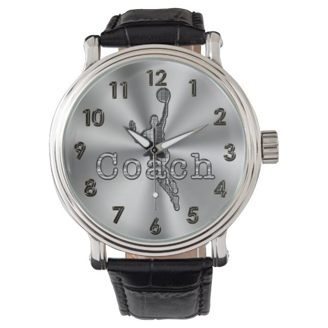 Basketball Watch, Gifts for Basketball Coach Ideas Watch (Front)