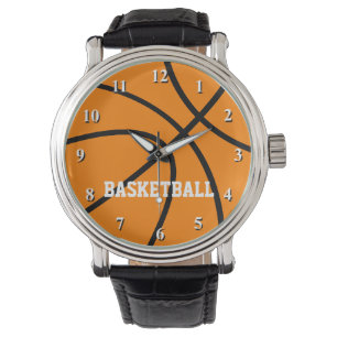 Basketball watch with custom text