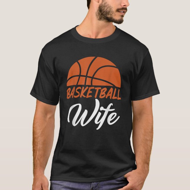 Basketball Wife Awesome Tee for Women Basketball P (Front)
