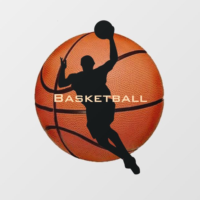 Basketball Window Cling (Sheet)