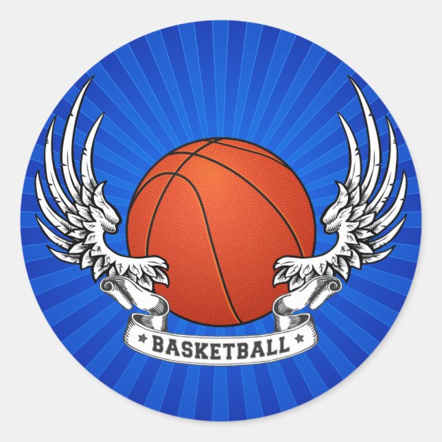 Basketball Wings Sticker (Front)