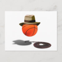 Basketball With Fedora and Whip