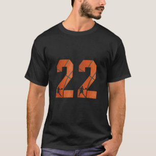 Basketball with number 22 twenty two basketball gi T-Shirt