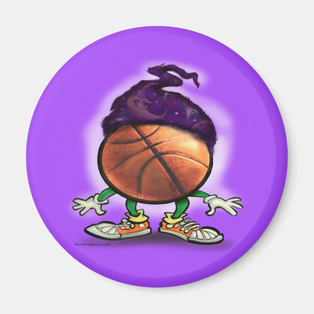 Basketball Wizard Magnet (Front)