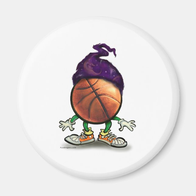 Basketball Wizard Magnet (Front)