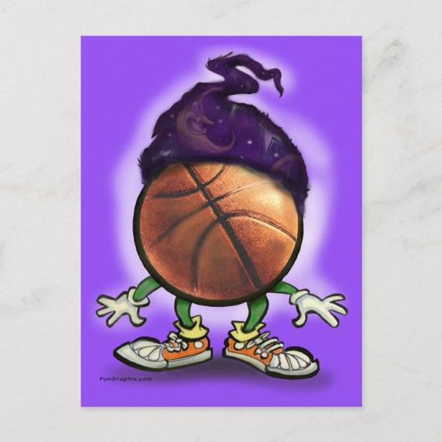 Basketball Wizard Postcard (Front)