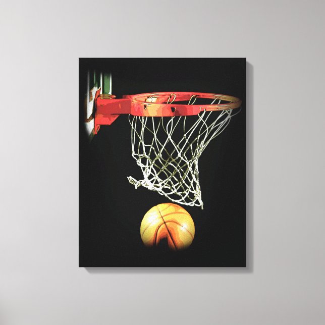 Basketball Wrapped Canvas (Front)