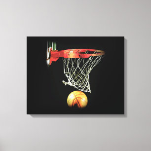 Basketball Wrapped Canvas