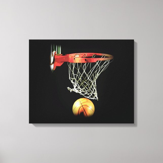 Basketball Wrapped Canvas (Front)