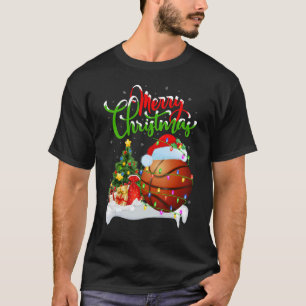 Basketball   Xmas Decorations Santa Basketball Chr T-Shirt