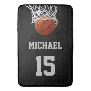 Basketball Your Name Bath Mat