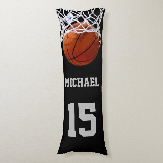 Basketball Your Name Body Cushion (Front Vertical)