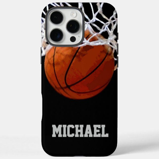 Basketball Your Name Case-Mate iPhone Case (Back)