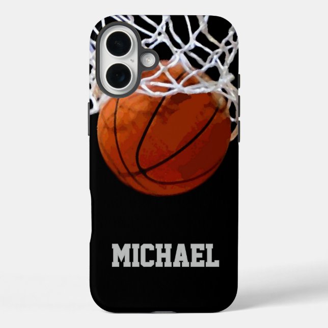 Basketball Your Name Case-Mate iPhone Case (Back)