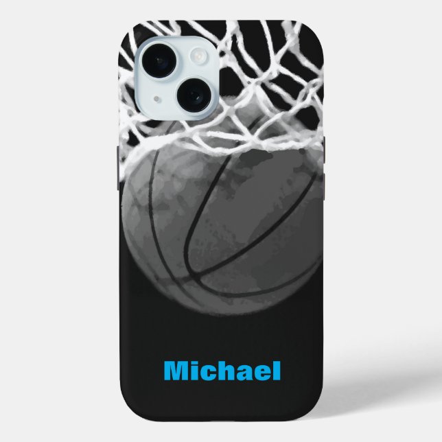 Basketball Your Name Case-Mate iPhone Case (Back)