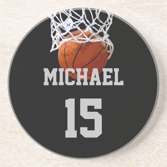 Basketball Your Name Coaster (Front)