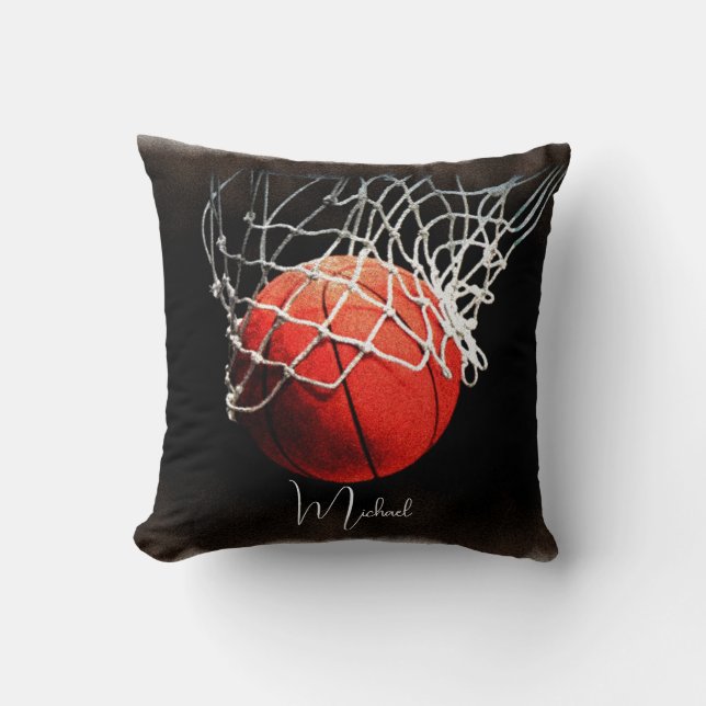 Basketball Your Name Cushion (Front)