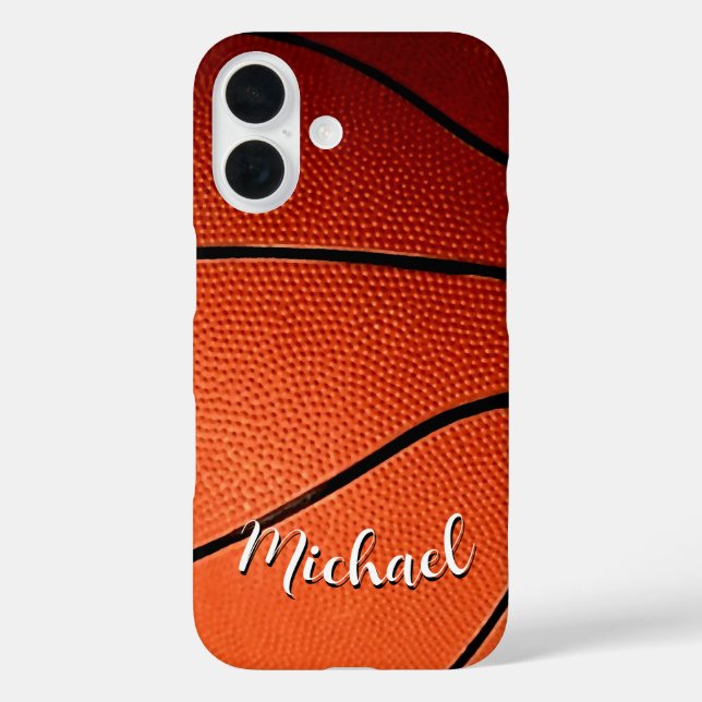 Basketball Your Name Custom Case-Mate iPhone Case (Back)