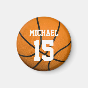Basketball Your Name Customisable Magnet