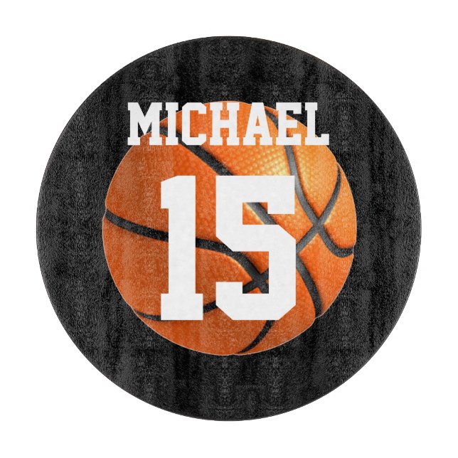 Basketball Your Name Cutting Board (Front)