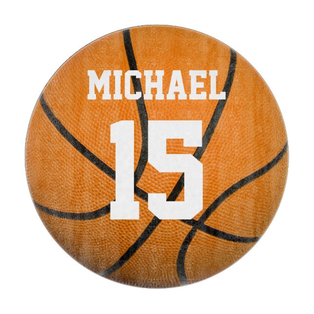 Basketball Your Name Cutting Board (Front)