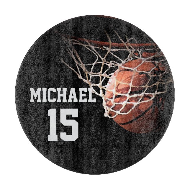 Basketball Your Name Cutting Board (Front)