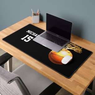 Basketball Your Name Desk Mat