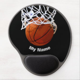 Basketball Your Name Gel Mouse Mat