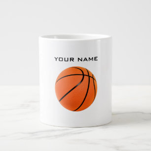 Basketball Your Name Large Coffee Mug