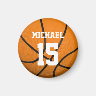 Basketball Your Name Magnet