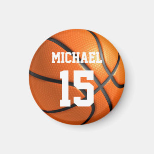 Basketball Your Name Magnet