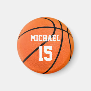 Basketball Your Name Magnet