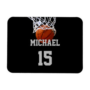 Basketball Your Name Magnet